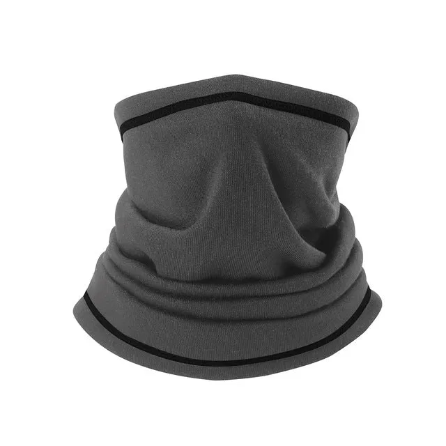 Multifunctional Cold Weather Winter Fleece Knitted Headband Neck Warmer Gaiter Face Mask Head Scarf Snowboard Bandana Headwear