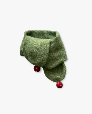 Mushrooms Scarf | Moss Green