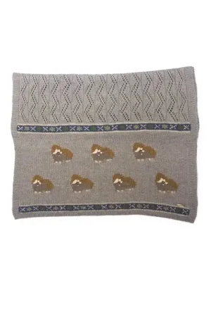 Muskox Woman's  Qiviuk Shawl, Merino & Silk
