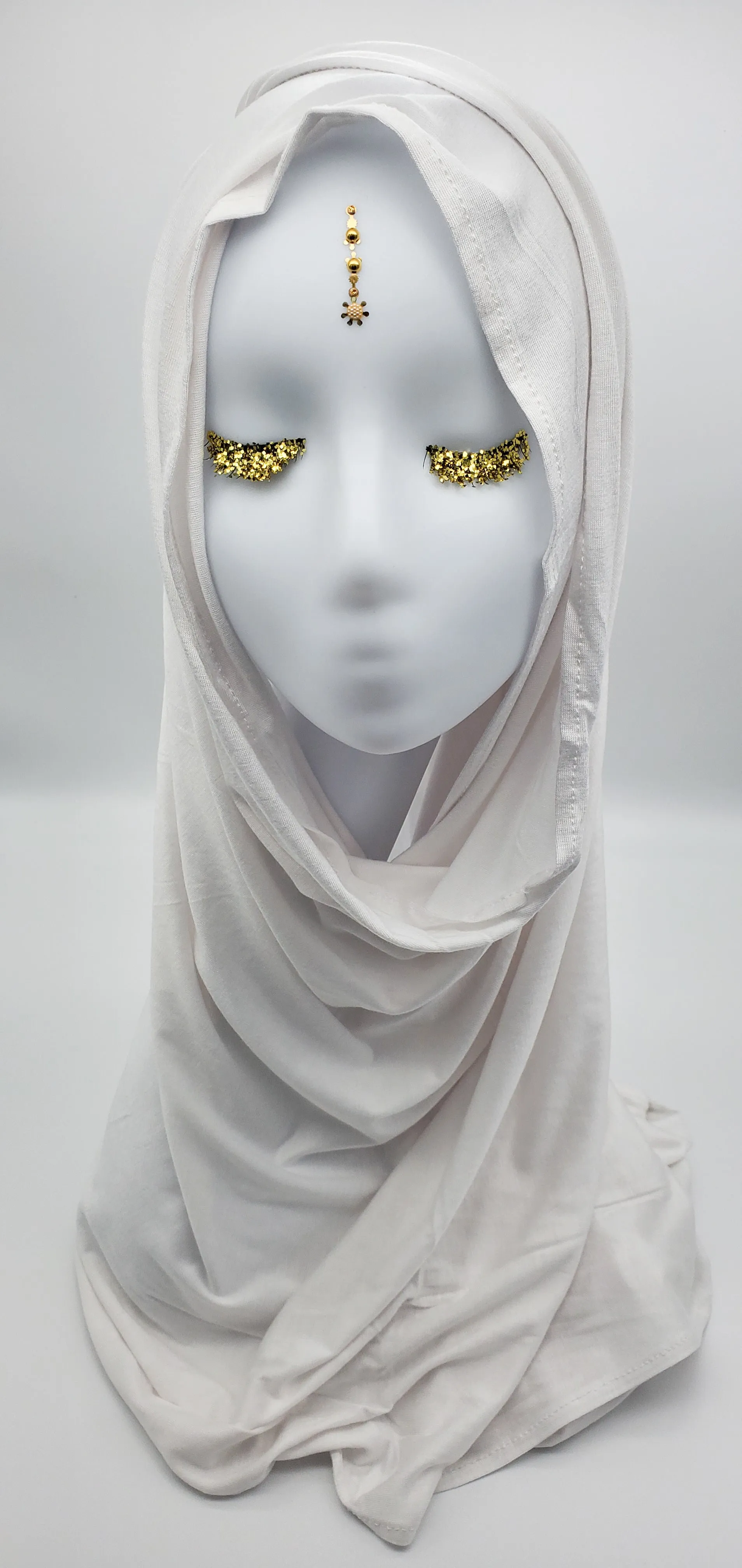 Najwa White - Jersey Cotton Scarf