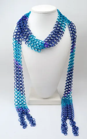 Narrow Scarf - Water