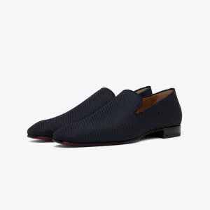 Navy Dandelion Loafers
