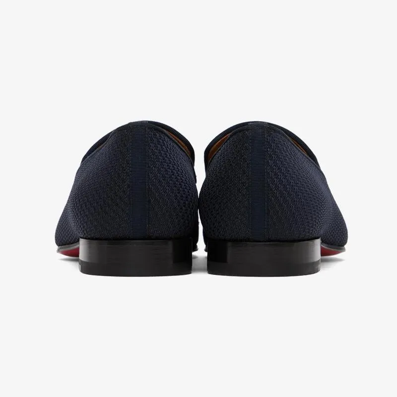 Navy Dandelion Loafers