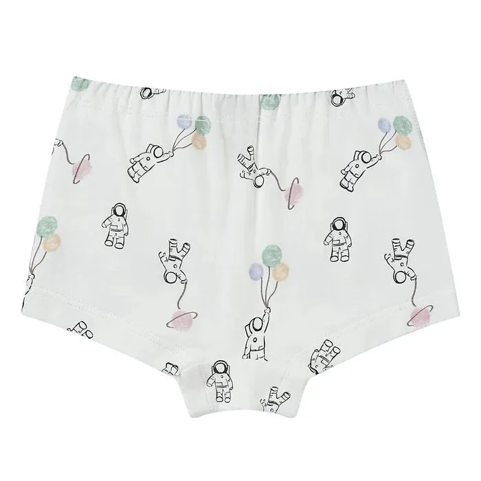 Nest Designs Bamboo Girls Boy Short Underwear (2 Pack)-To Infinity!