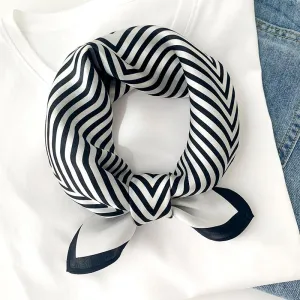 New Korean Decorative Mulberry Silk Small Silk Scarf Fashion Spring And Autumn In Stock Cross-border Warm Professional Scarf Scarf
