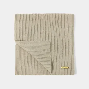 NEW SEASON - Katie Loxton - Knitted Scarf - Light Sand