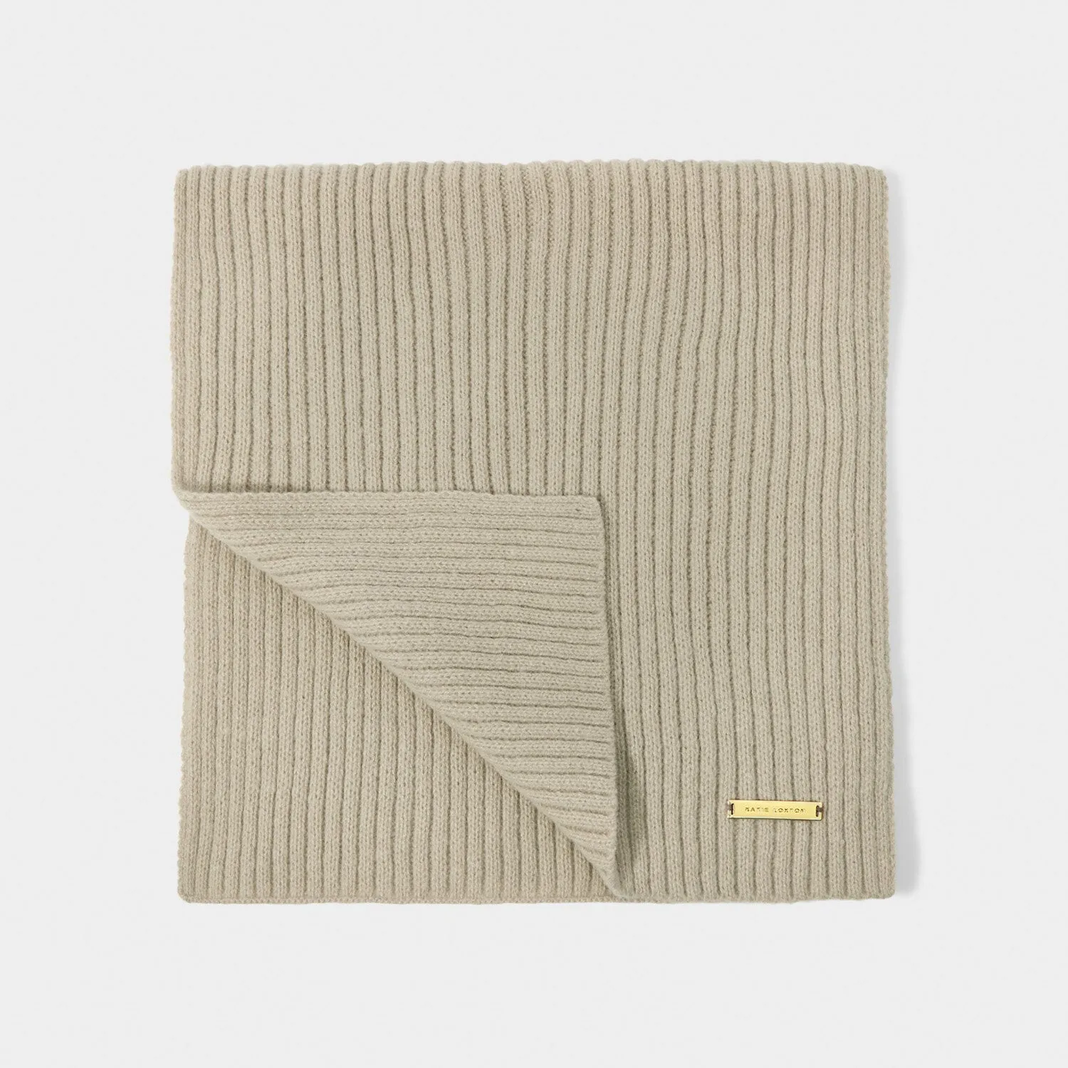 NEW SEASON - Katie Loxton - Knitted Scarf - Light Sand
