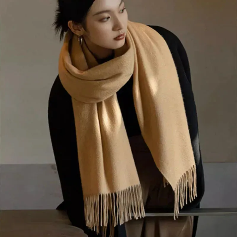 New Women's Cashmere Scarf | Winter Wool Pashmina Wrap | Elegant & Warm Design | EnigmaParis