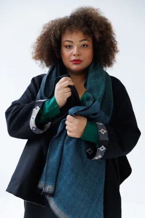 NEW! Wool SCARF Dash Forest