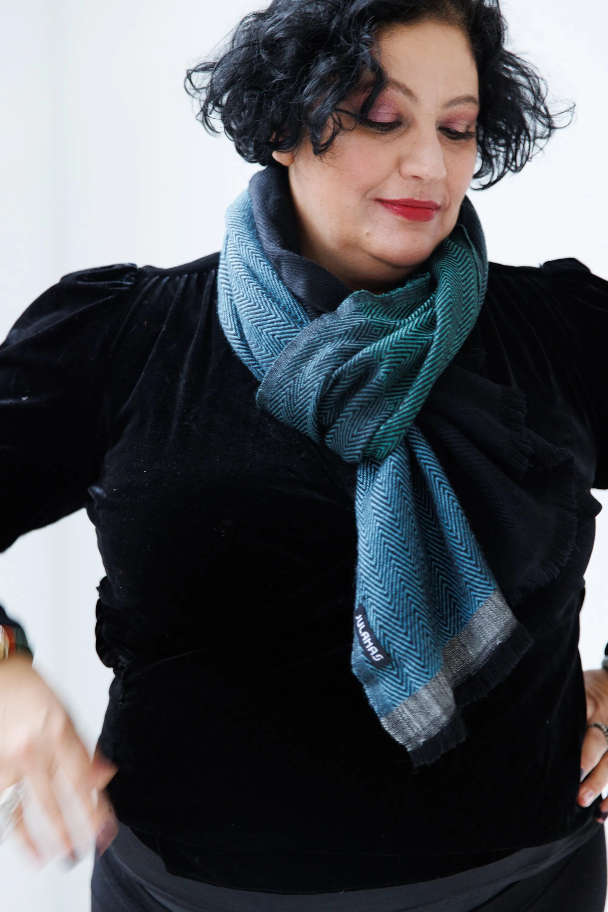 NEW! Wool SCARF Dash Forest