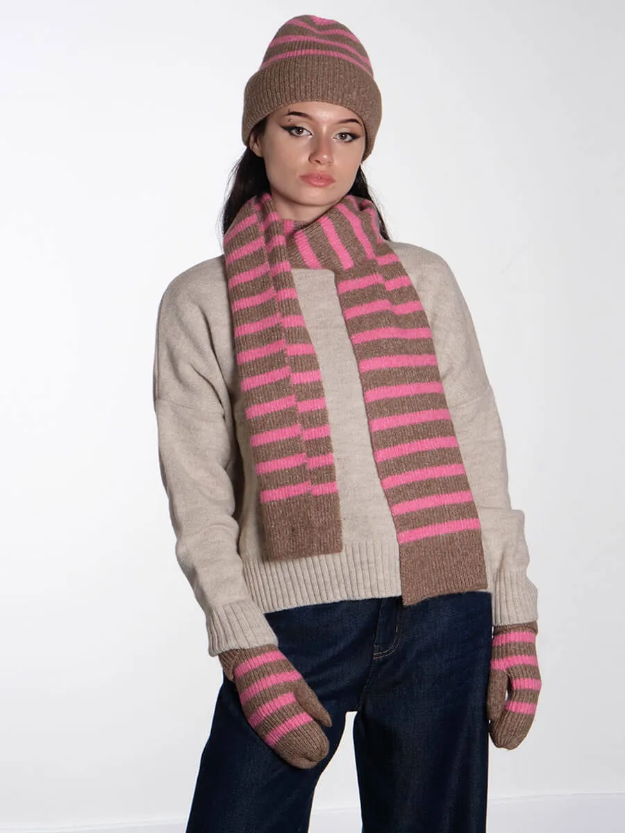 Nudaria Knitted Scarf - Sesame