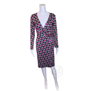 NWT Diane Von Furstenberg 100% Silk Wrap Dress