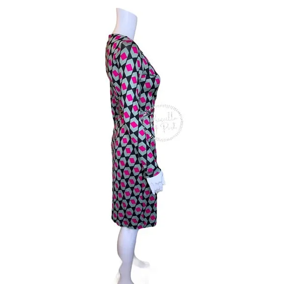 NWT Diane Von Furstenberg 100% Silk Wrap Dress