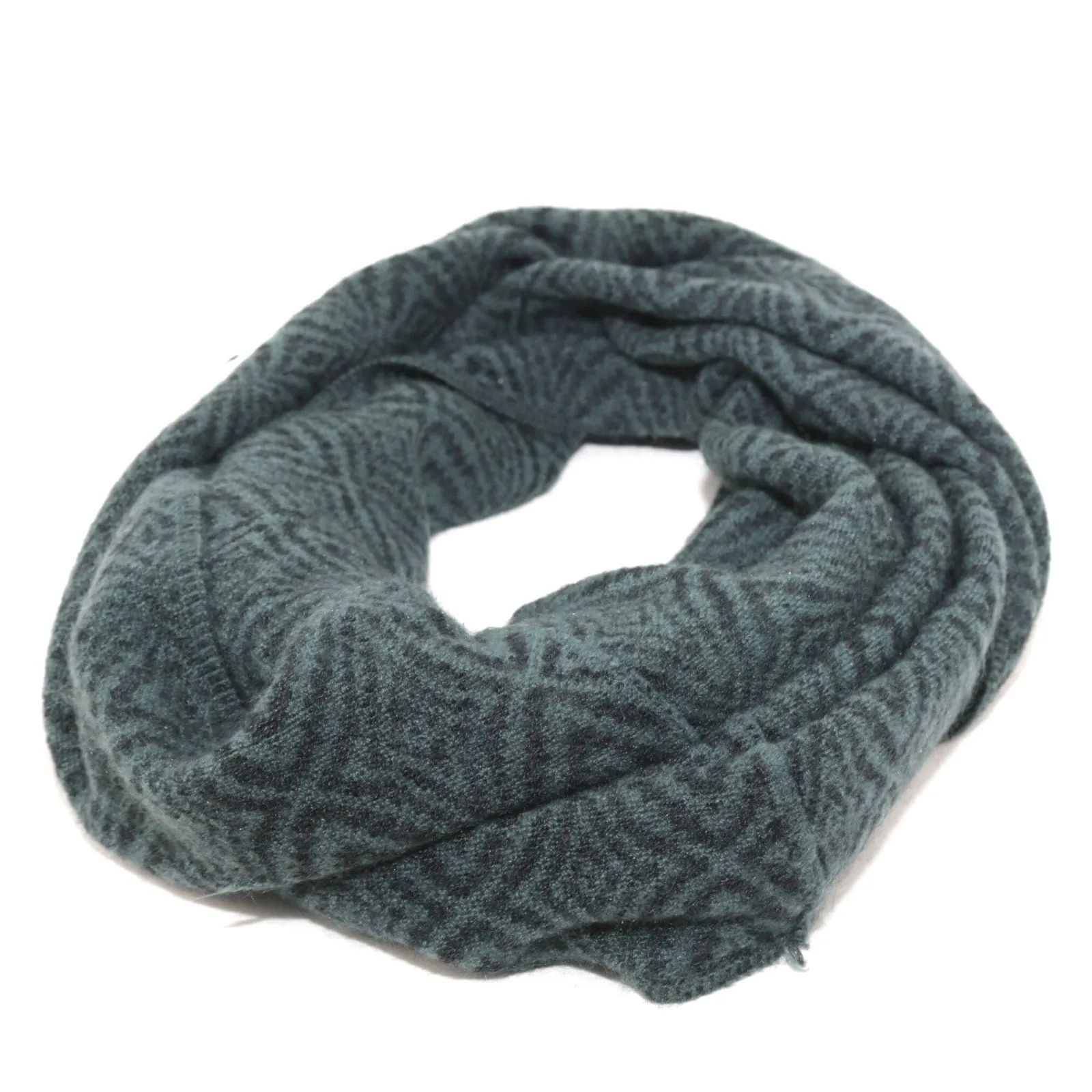 Olive Green Alpaca Infinity Scarf