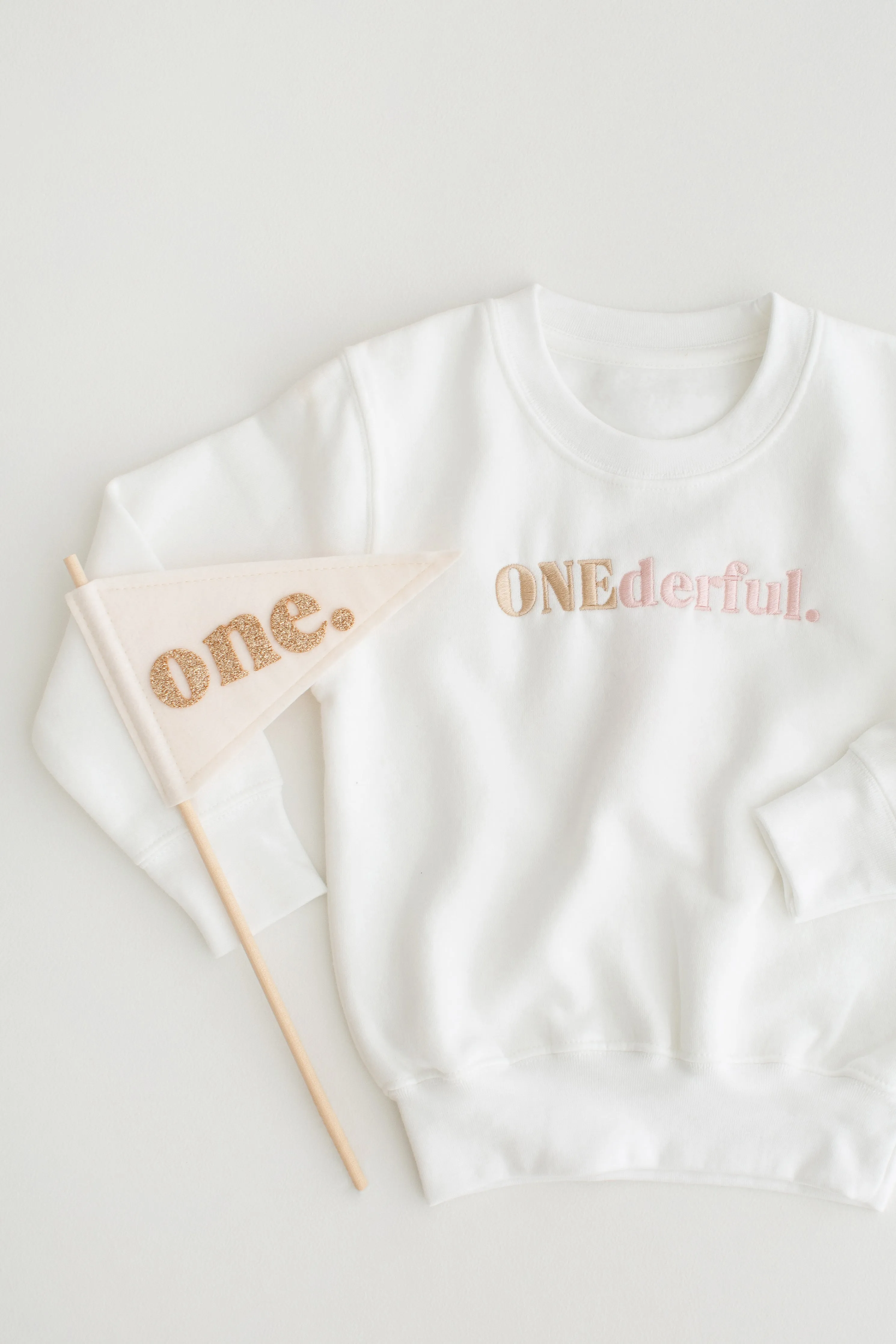 Onederful Birthday Sweatshirt - Embroidery