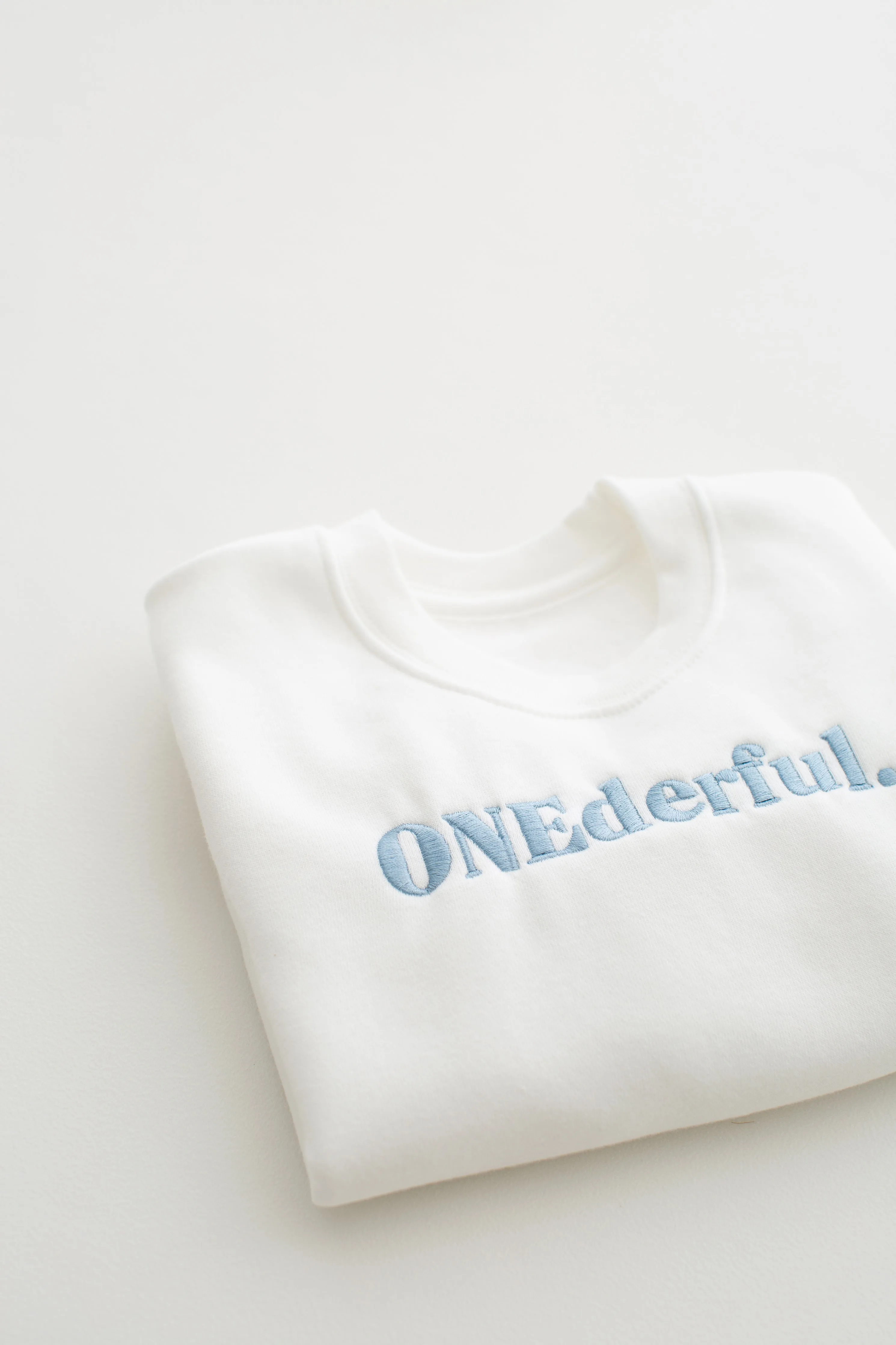 Onederful Birthday Sweatshirt - Embroidery