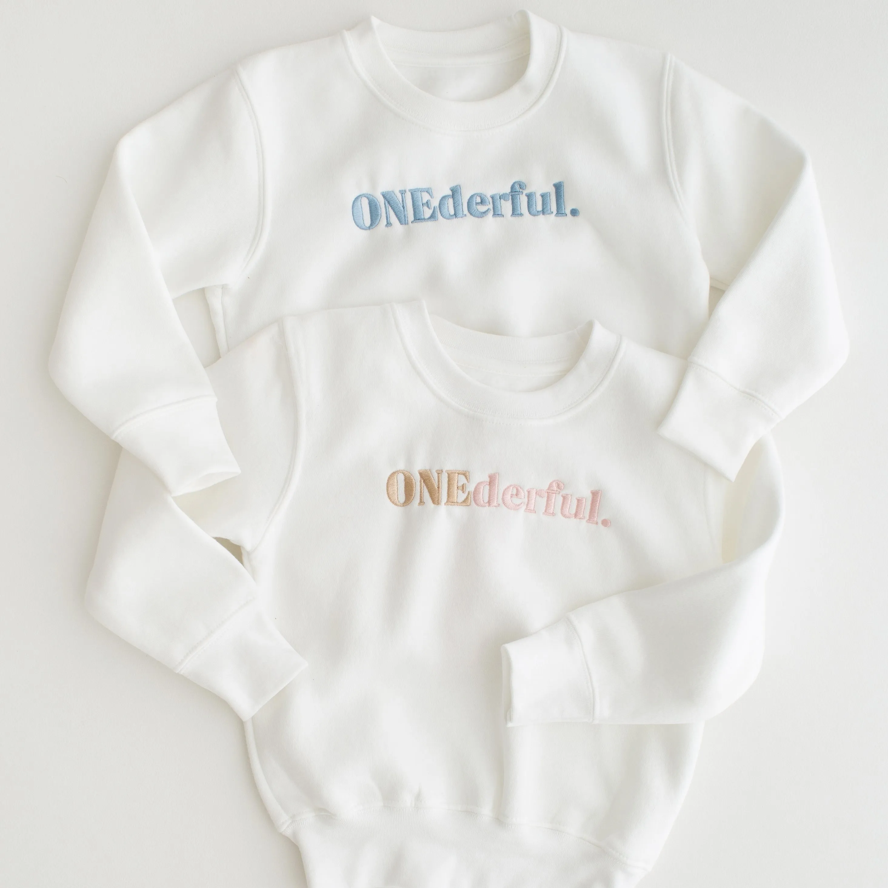 Onederful Birthday Sweatshirt - Embroidery