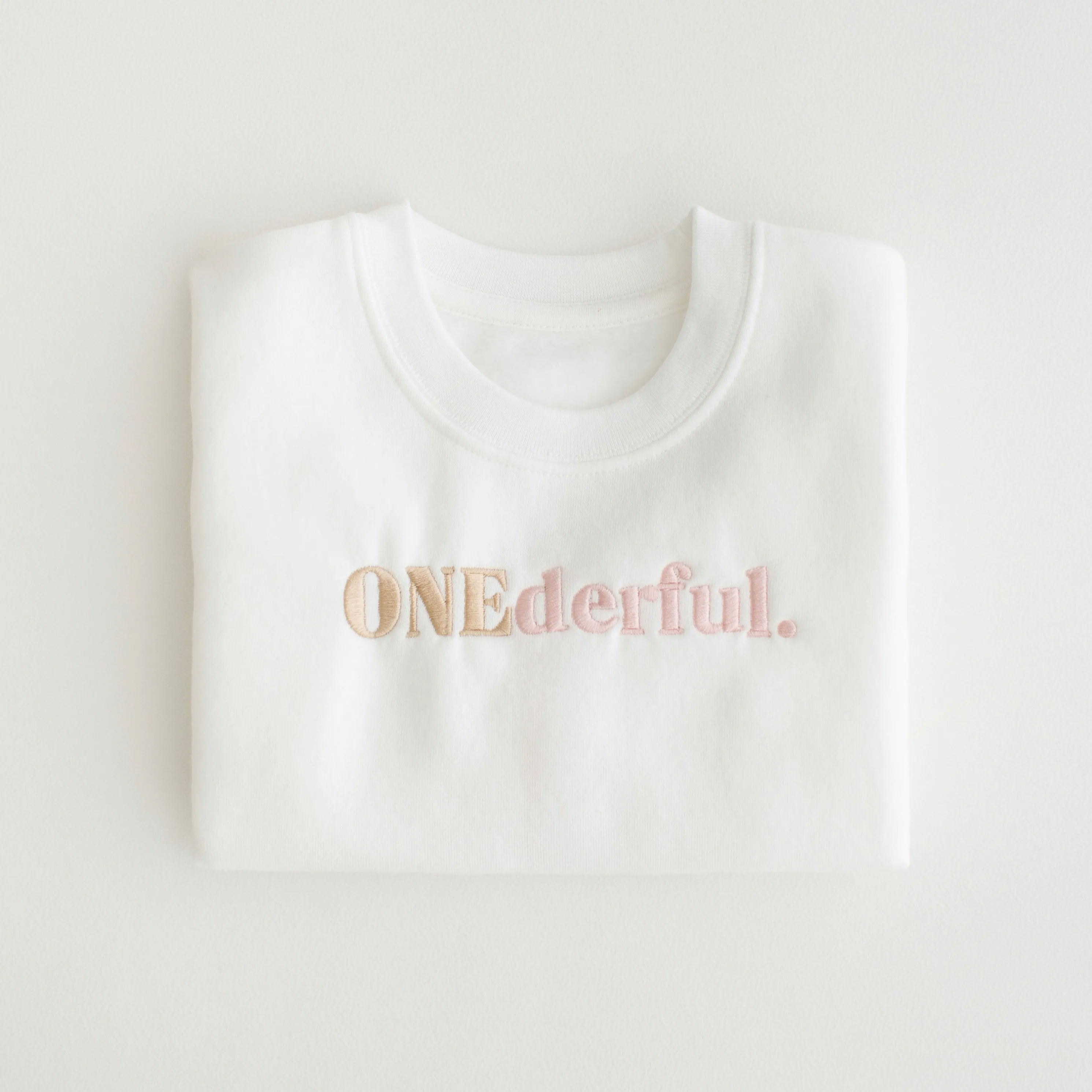 Onederful Birthday Sweatshirt - Embroidery