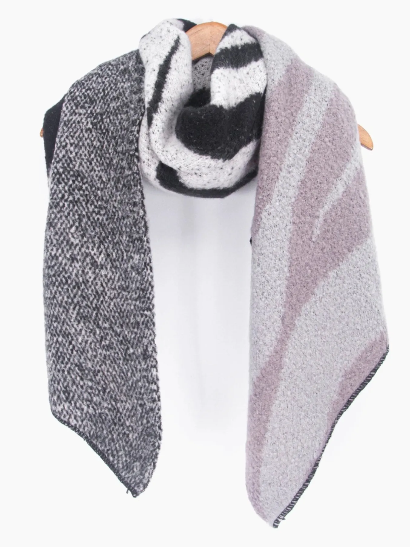 Orange/Purple Animal Stripe Scarf