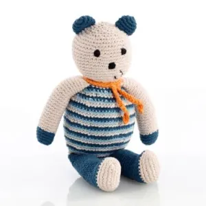 Organic Bear  - Petrol Blue