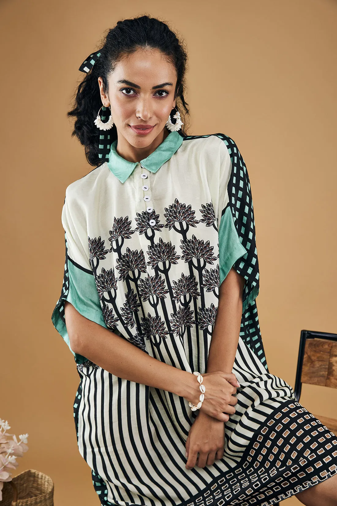 Palm Bay Printed Kimono Dress