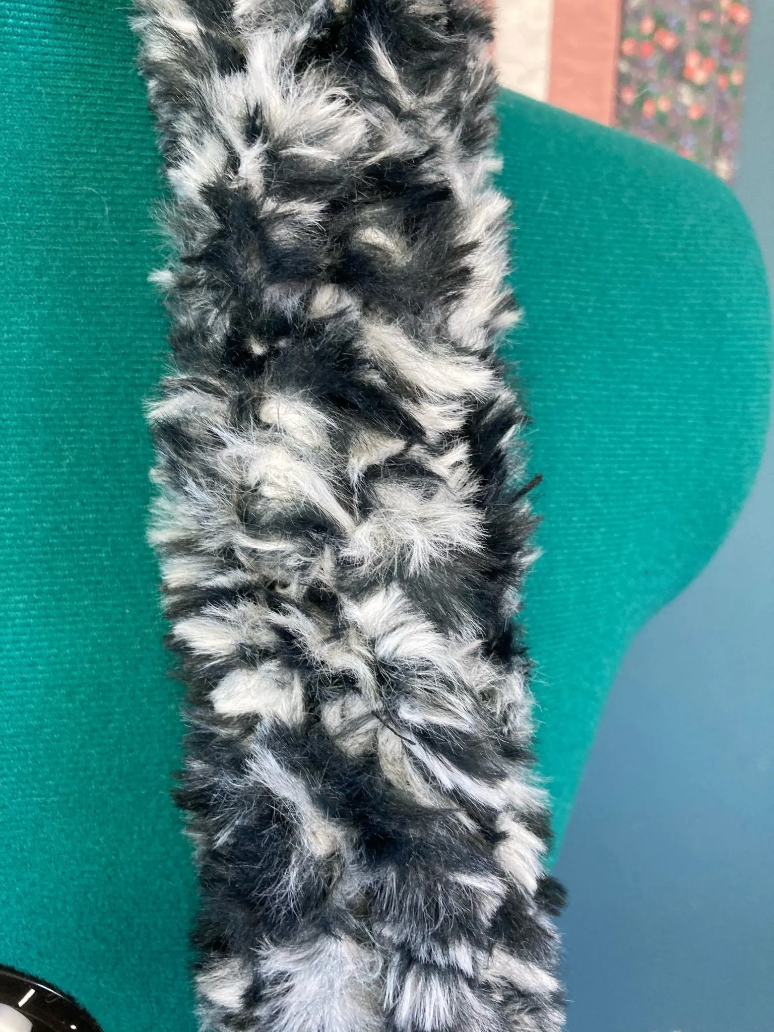 Panda Scarf Faux Fur