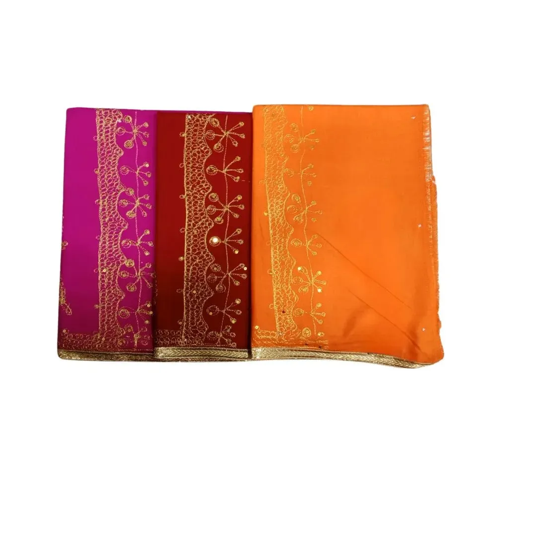 Pandit Shawls With Embroidery - D No. 812