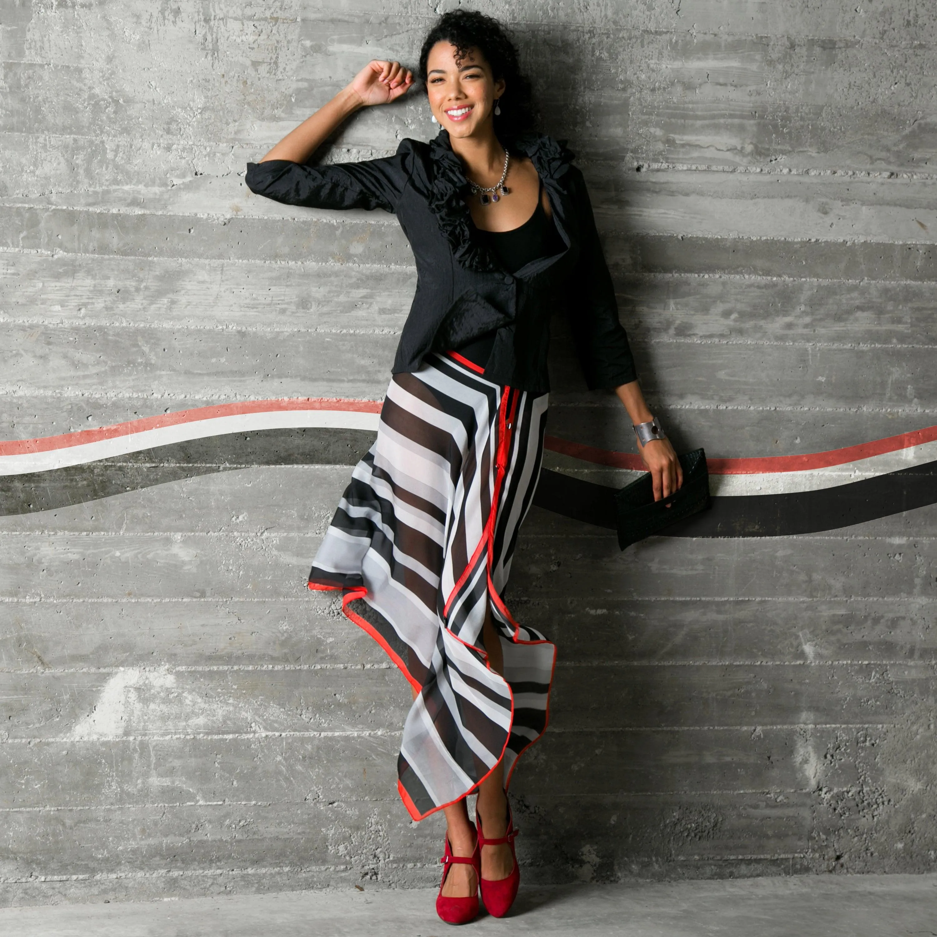 Passion Silk Chiffon Scarf Wrap