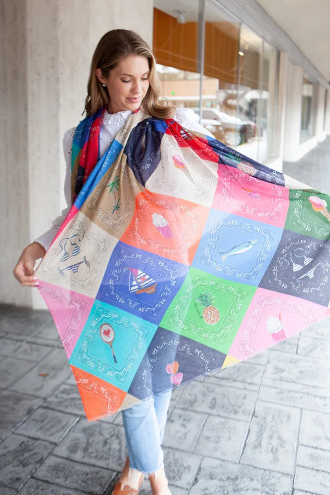 Patchwork Bandana Scarf