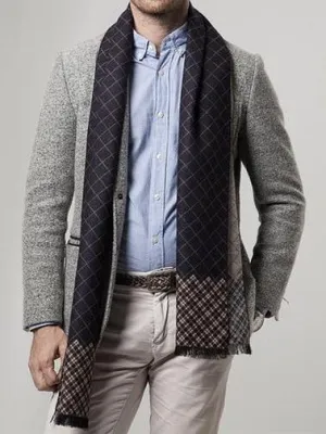 Patterned Cashmere Scarf