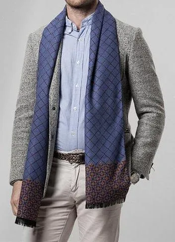 Patterned Cashmere Scarf