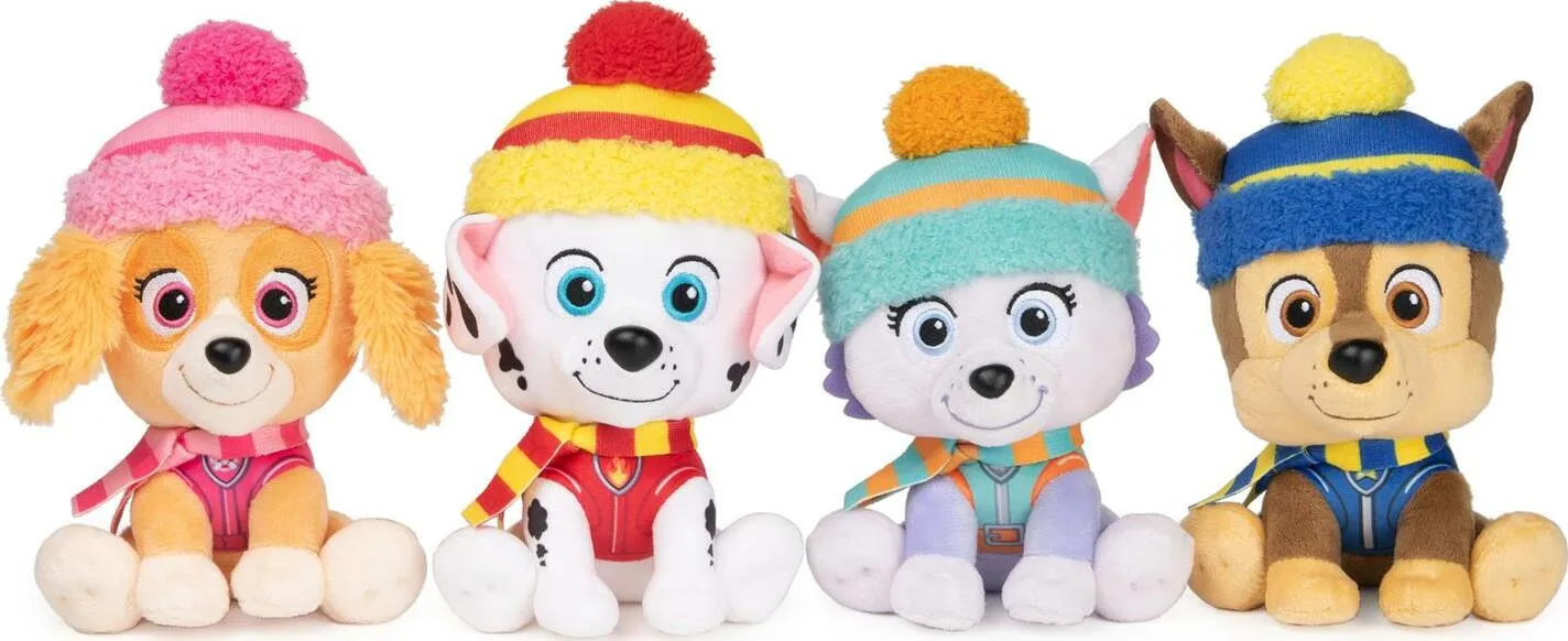 PAW Patrol Holiday Winter 6" Plush Asst