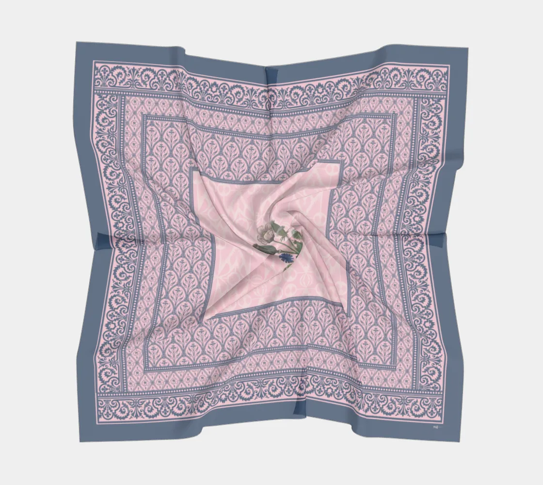 Pink & Navy Pattern on Pattern