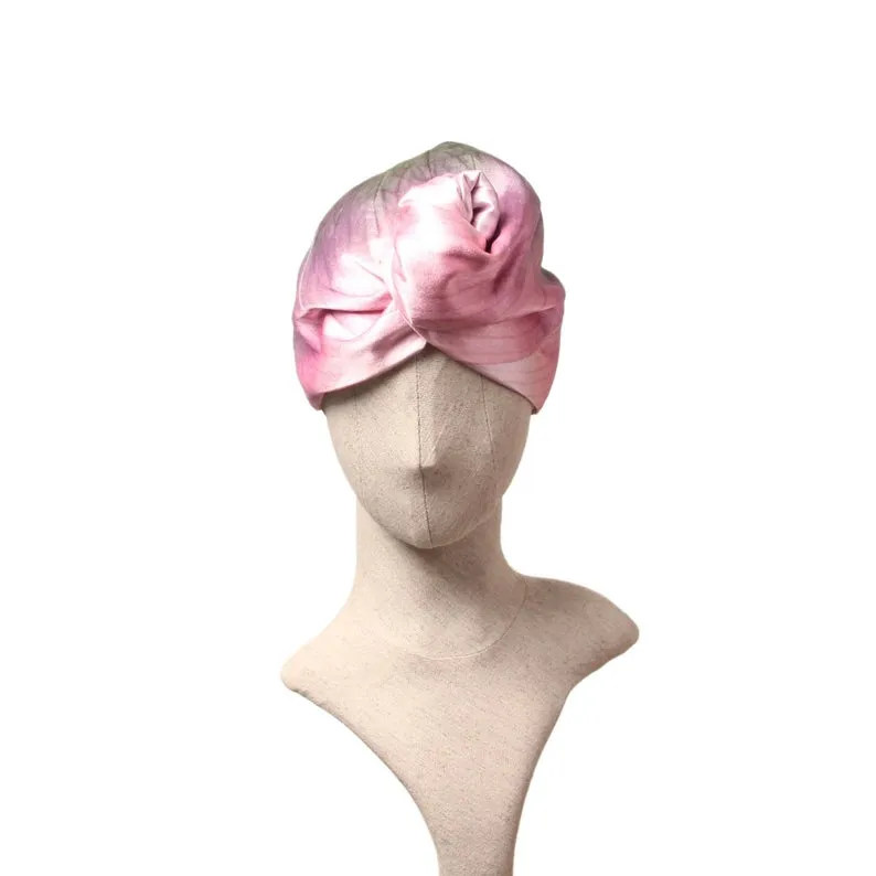 Pink and Green Turban