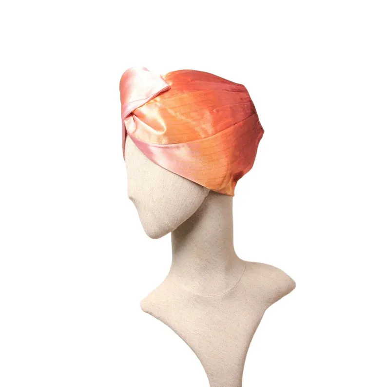 Pink and Orange Turban