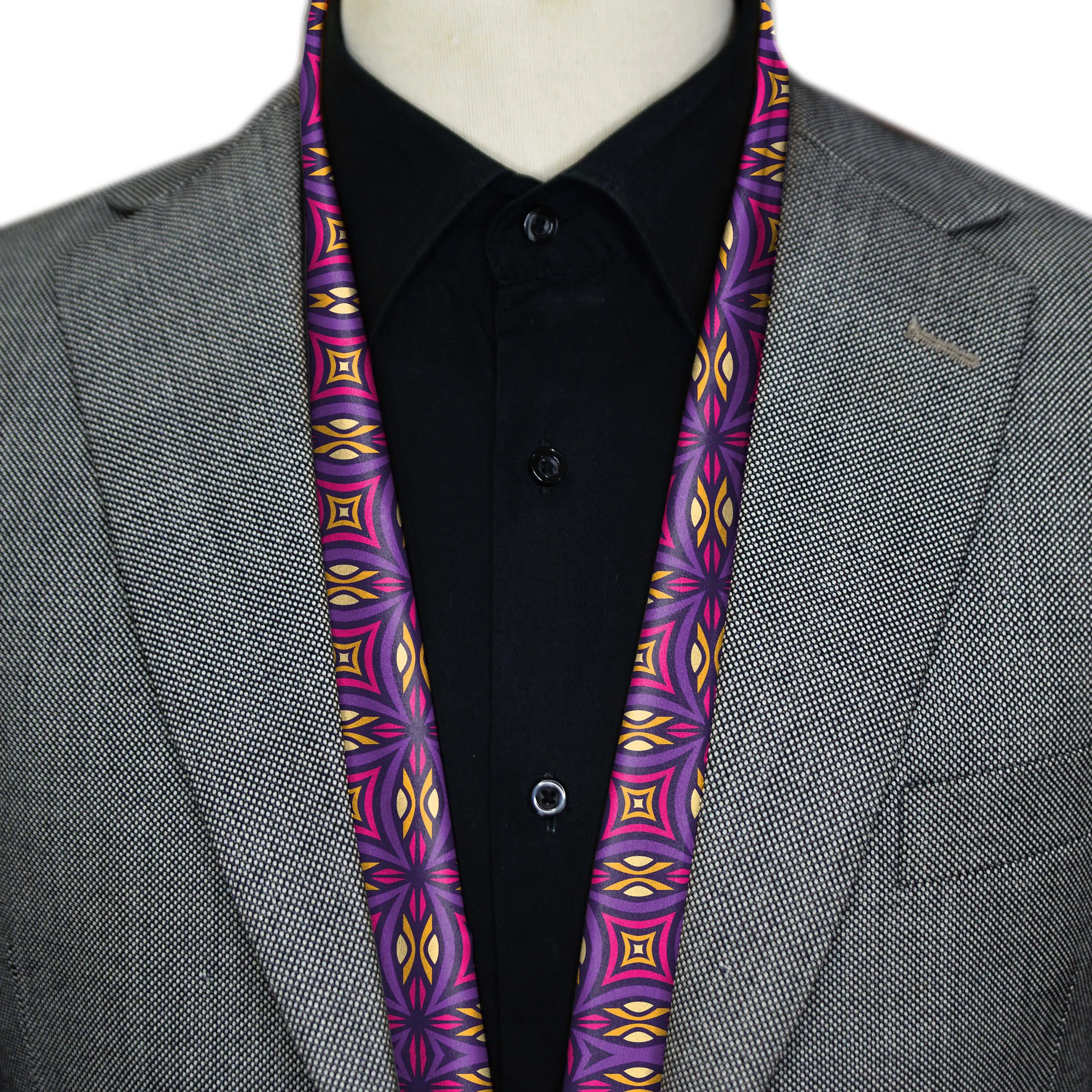 PINK RING SQUARE MEN SCARF - PREMIUM COLLECTION