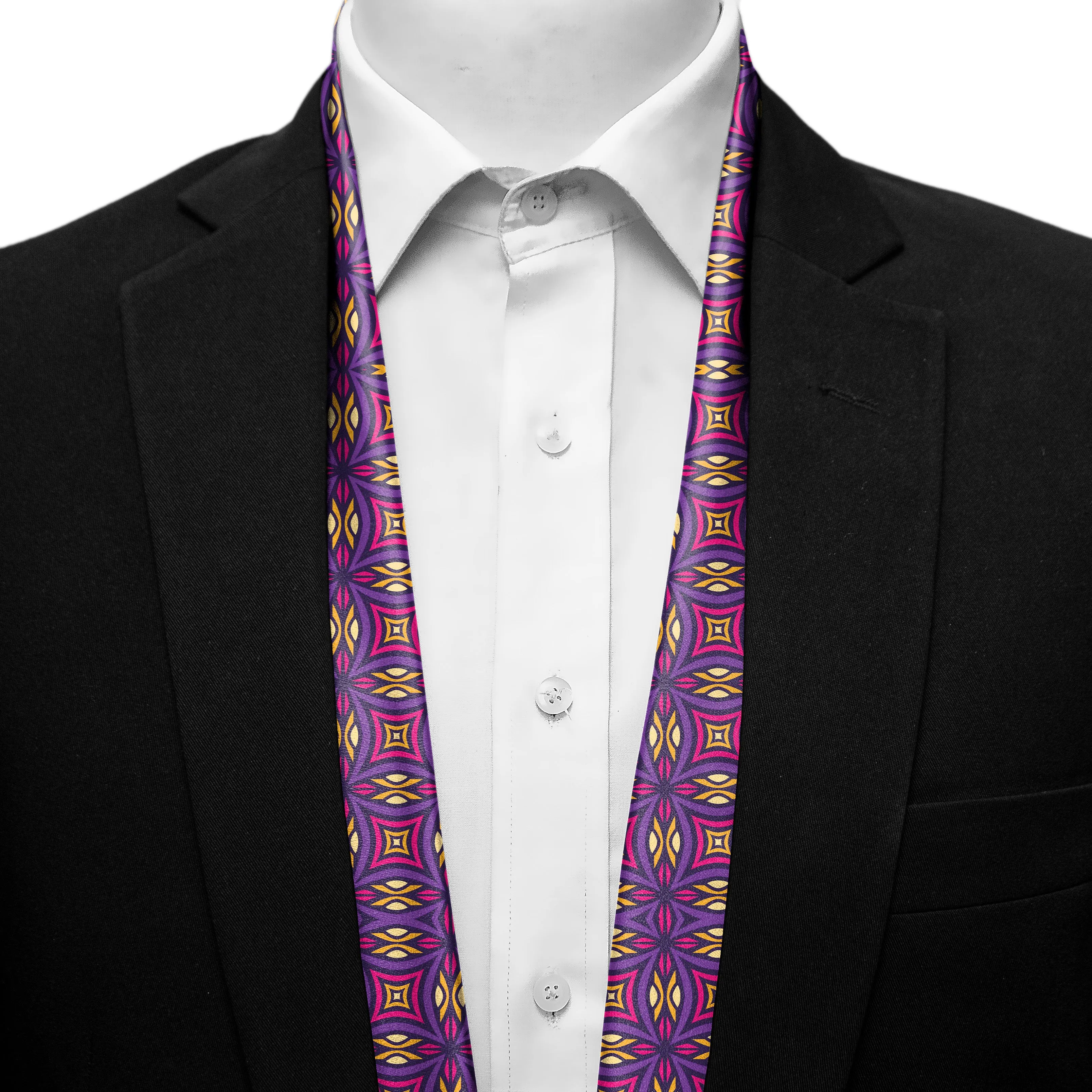 PINK RING SQUARE MEN SCARF - PREMIUM COLLECTION