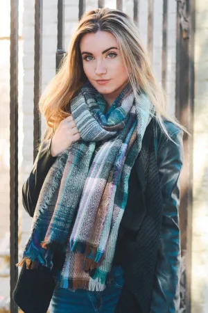 Plaid Large Scarf