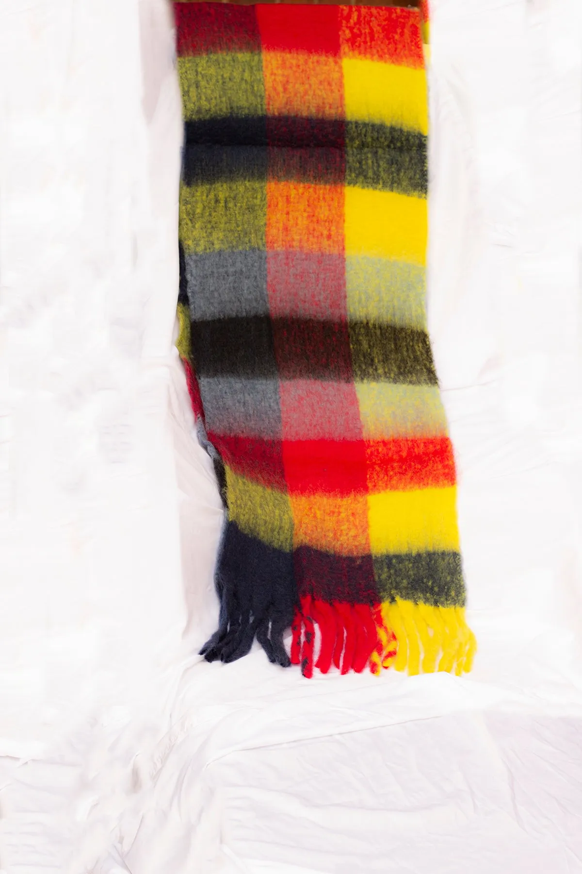 Plaid Warm Wrap Scarf