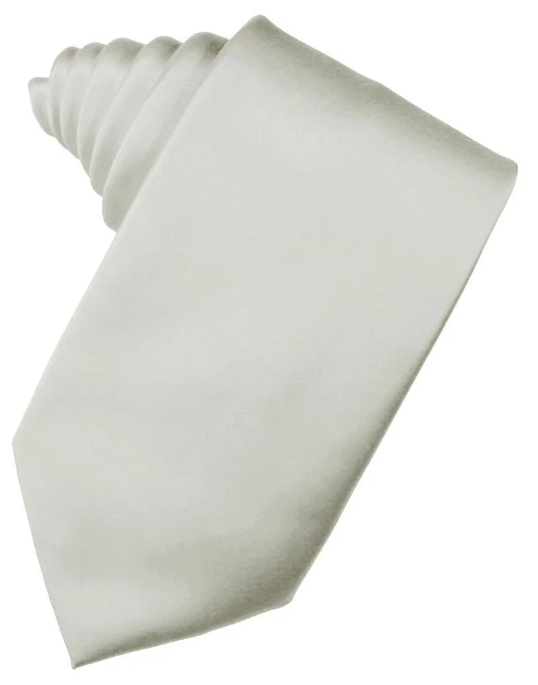 Platinum Noble Silk Necktie