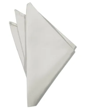 Platinum Noble Silk Pocket Square