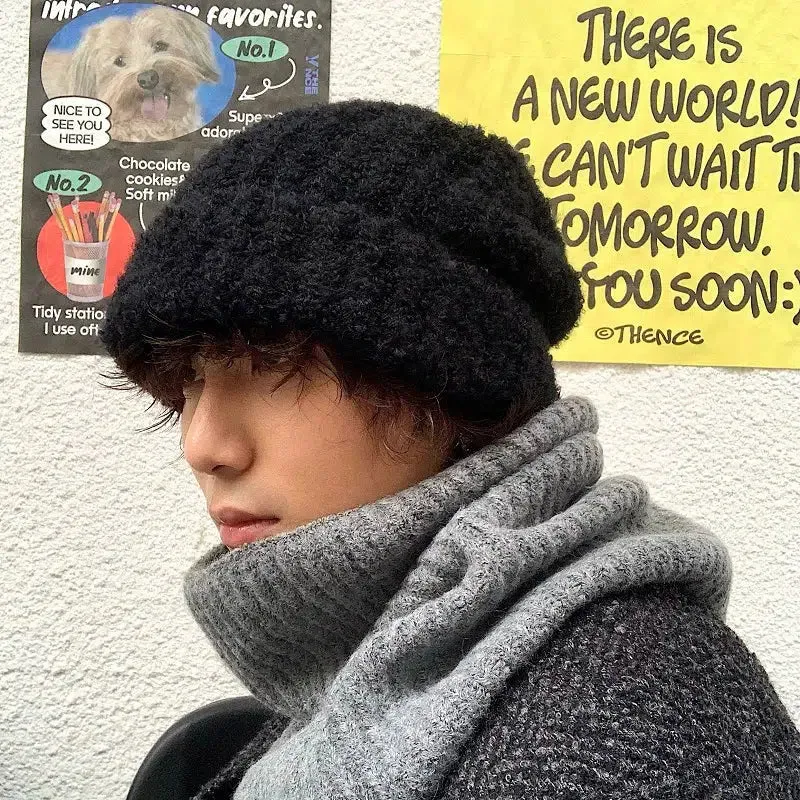 Plush Thick Knitted Wool Hat