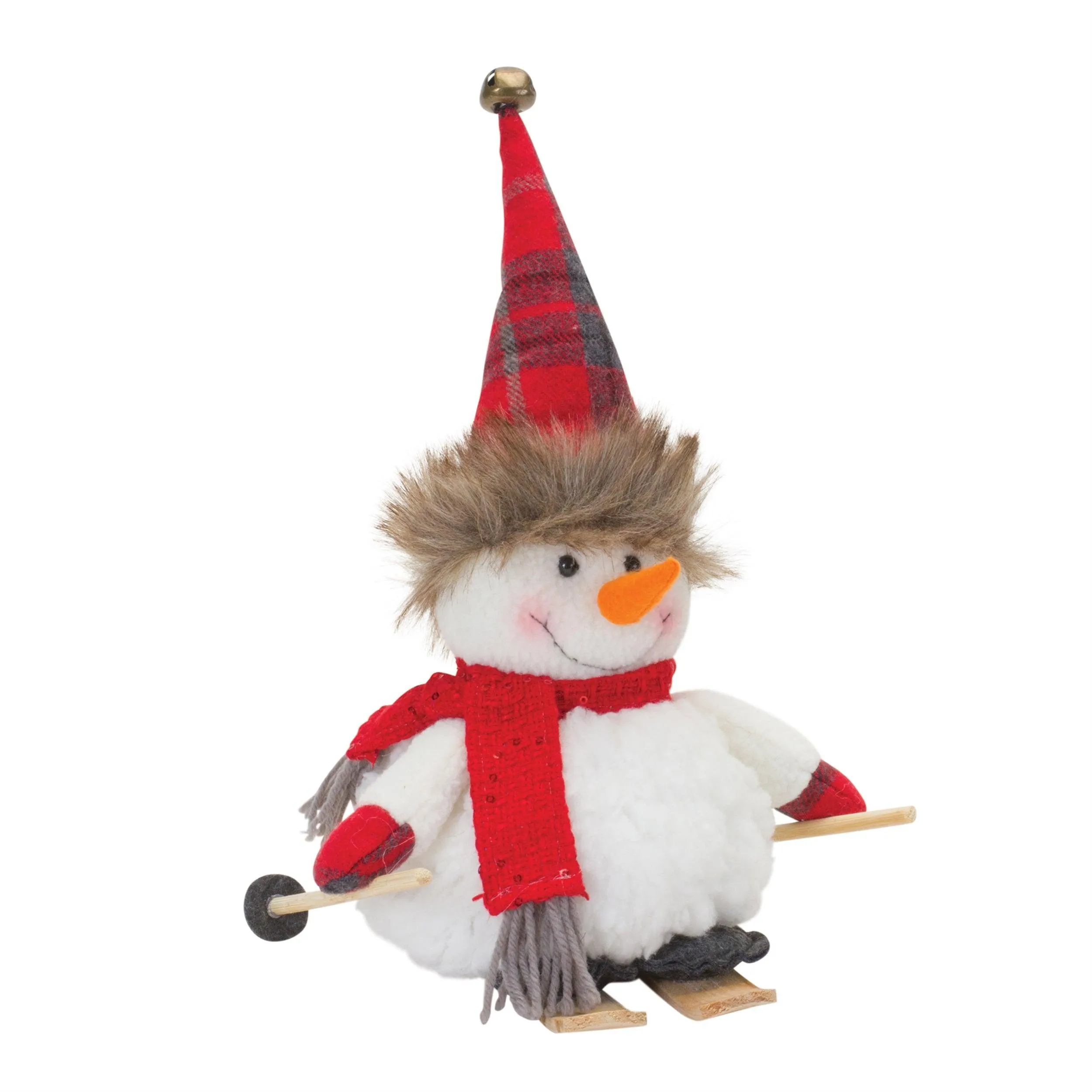 Plush Winter Sport Snowman Shelf Sitter (Set of 2)