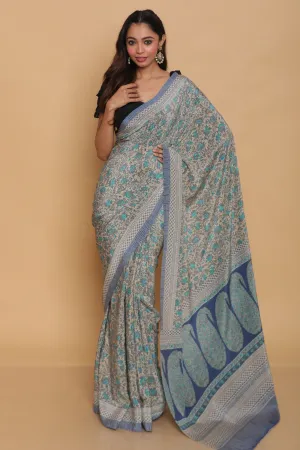Printed Crepe Silk Saree