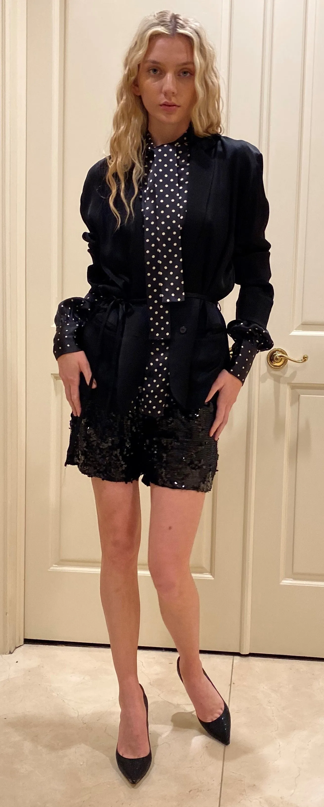 Printed Jocelyn Shirt Black