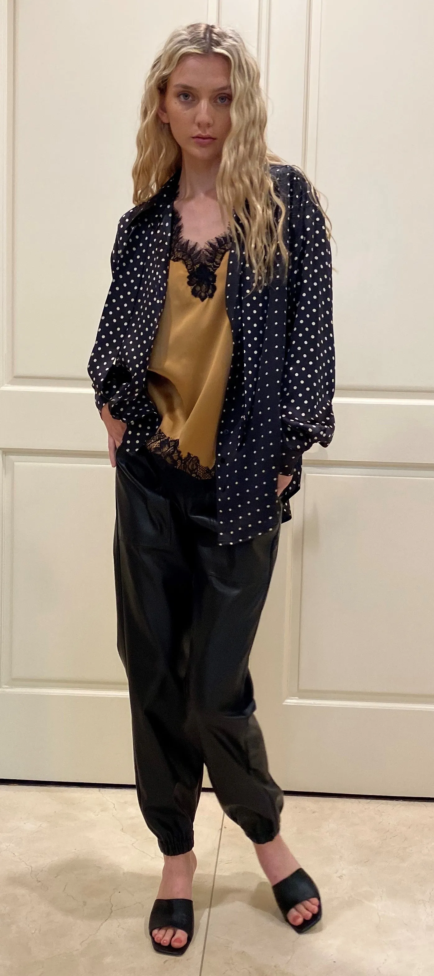 Printed Jocelyn Shirt Black