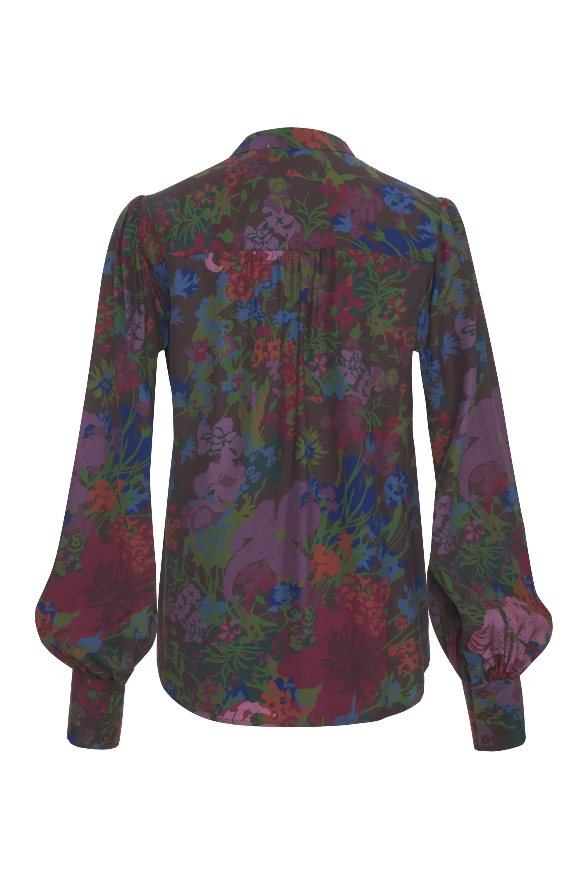 Printed Josey Shirt Chocolate Winter