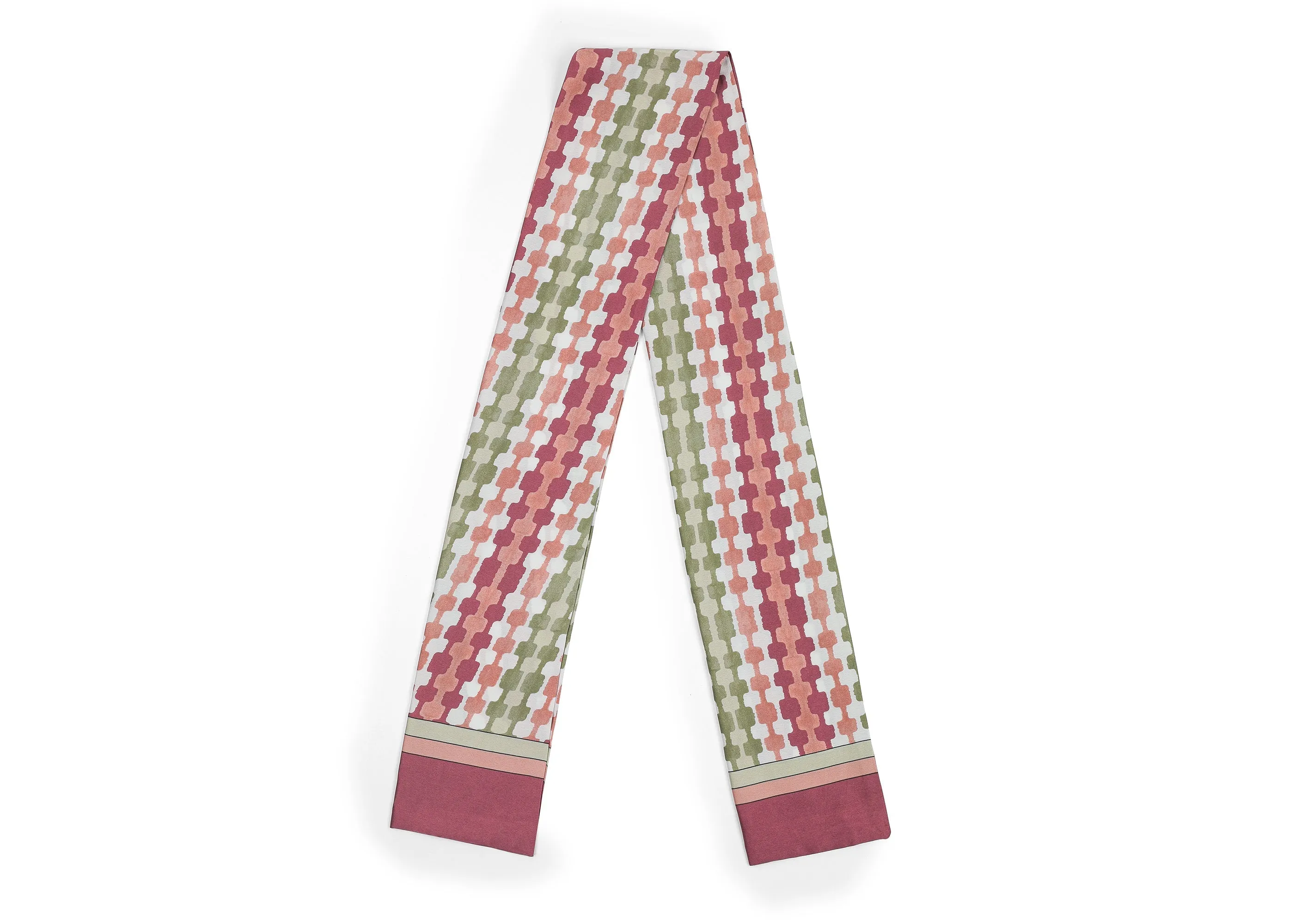 Printed Long Rayon Silk Scarf Multiple Patterns And Colours