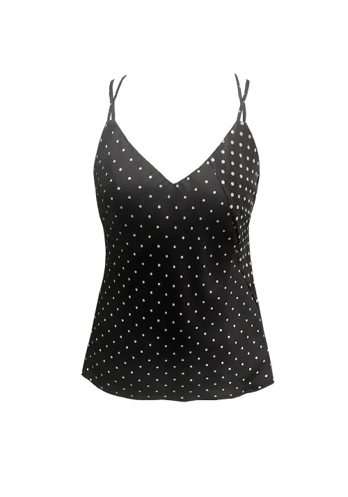 Printed Mia Cami Black