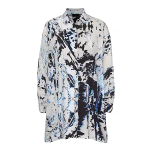 Printed Shirt Dress